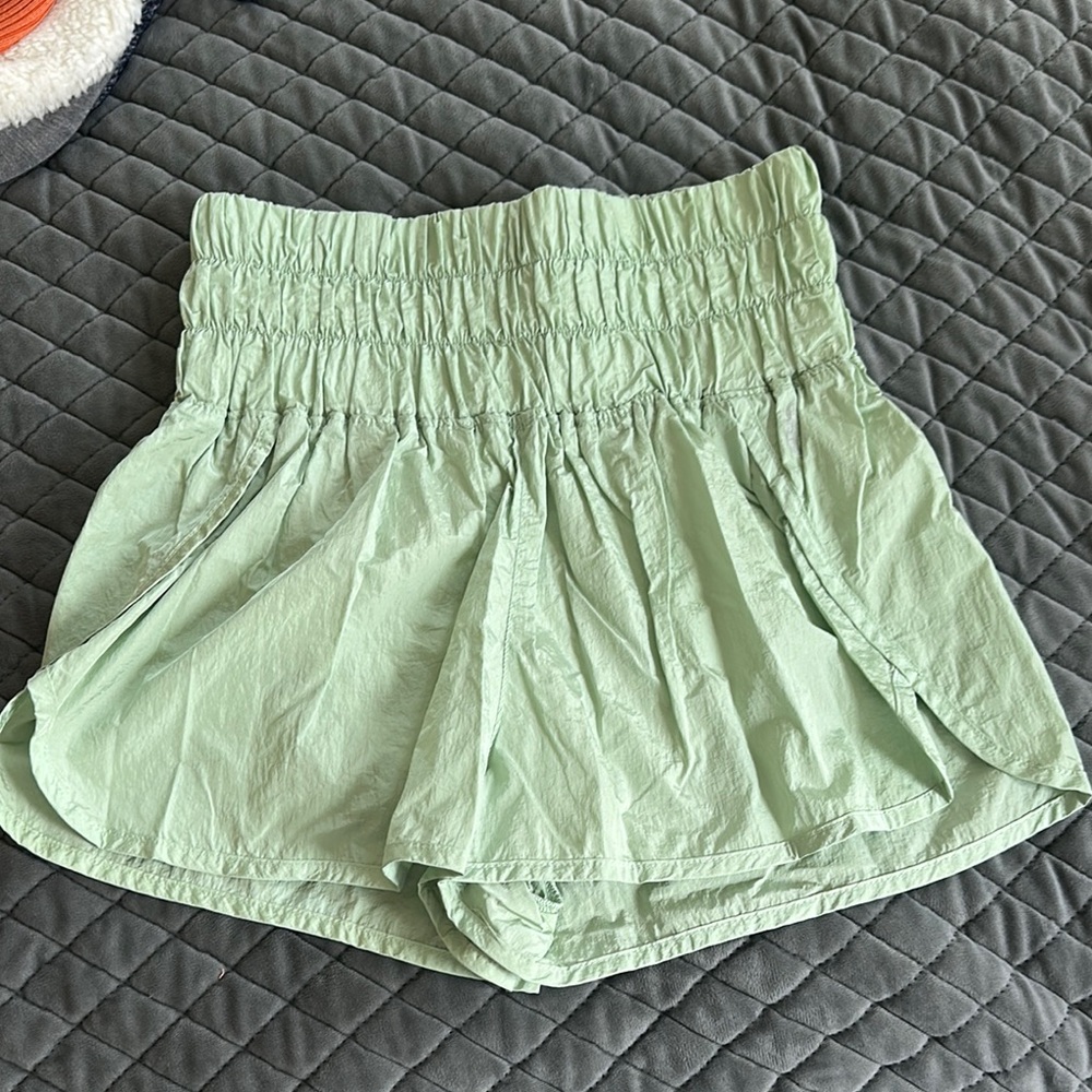 FP Movement Light Green Way Home Shorts